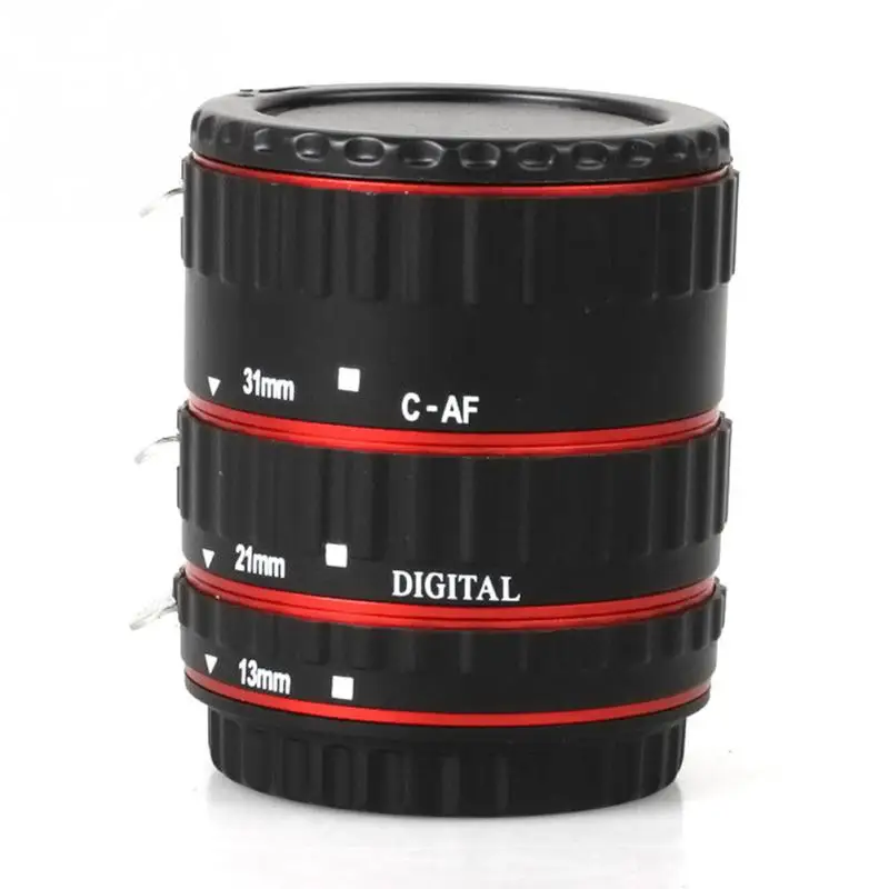 Удлинительное Кольцо для макросъемки Canon красное крепление объектива с
