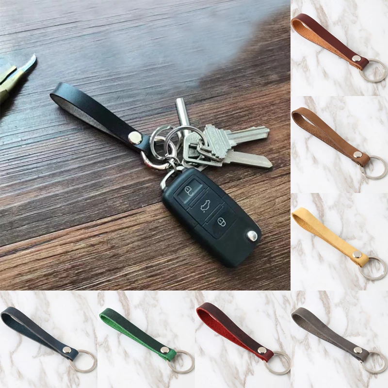 Брелок ручной работы из искусственной кожи для мужчин и женщин|Брелоки| |