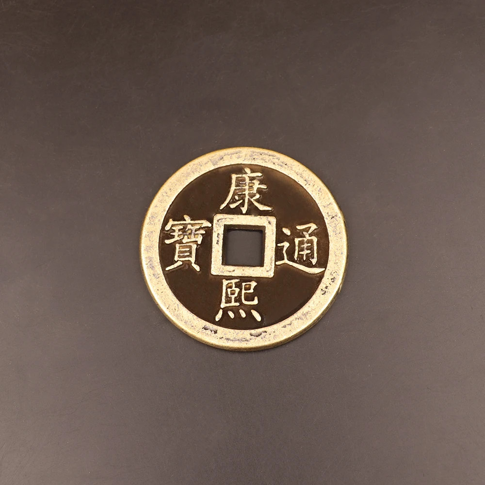Китайская медная монета Fengshui из чистой меди SHUNZHI KANGXI YONGZHENG QIANLONG JIAQING Five Emperor Money