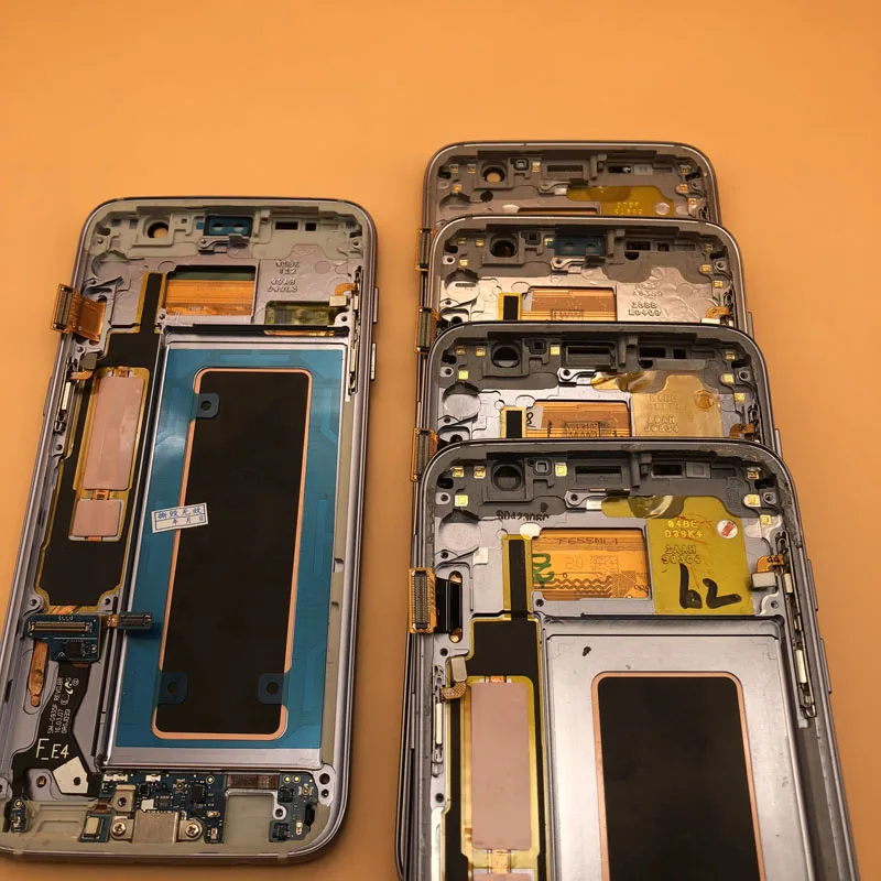 ЖК-дисплей 5 ''Super Amoled для Samsung Galaxy s7 edge G935 G935F G935FD сенсорный экран с