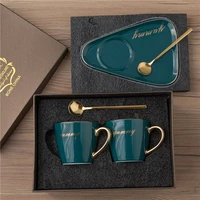 nordic ceramics coffee cup and saucer set luxury minimalist creativity coffee cups home breakfast platillo de taza mugs bc50bd