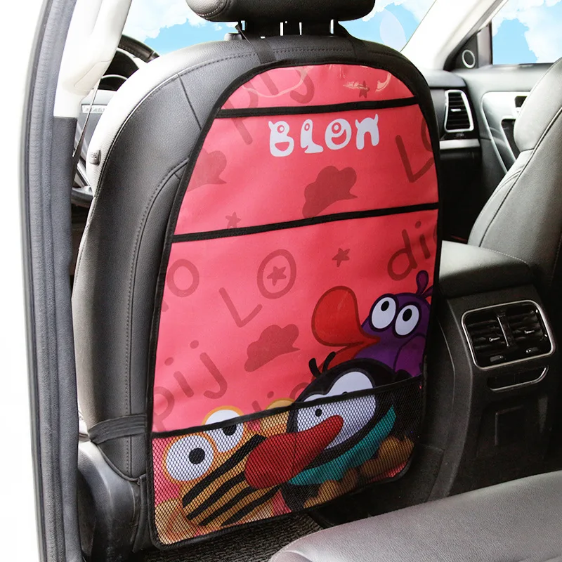 

Car Backseat Organizer -Kick Mat Seat Protector with Tablet Holder Fabric and Multi Pocket - Universal fit Travel Accessories