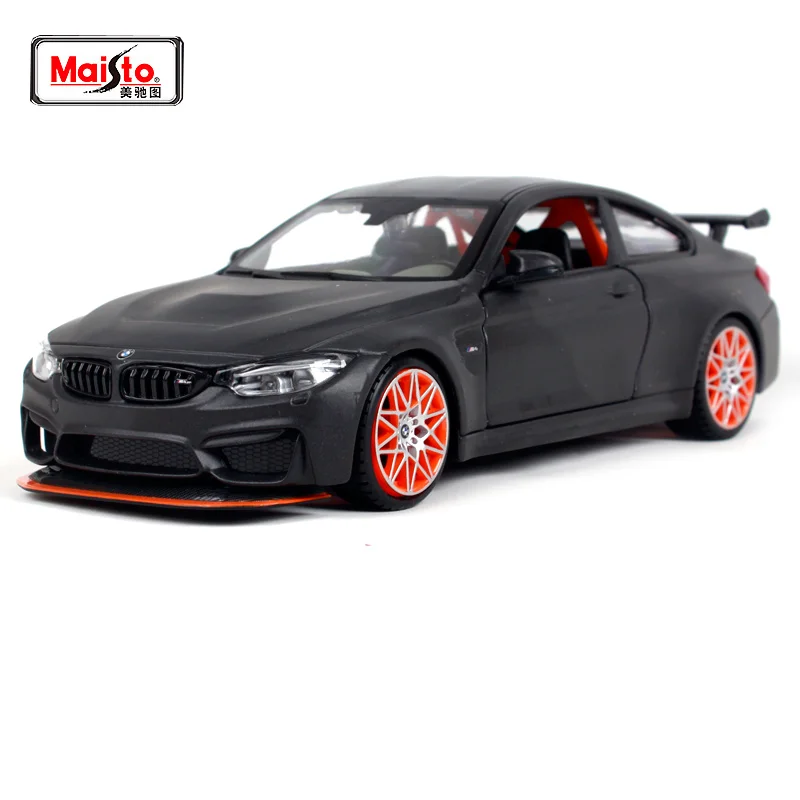 

Maisto 1:24 BMW M4 GTS Sports car Diecast Model Car Toy New In Box Free Shipping Adult toy collection 31264
