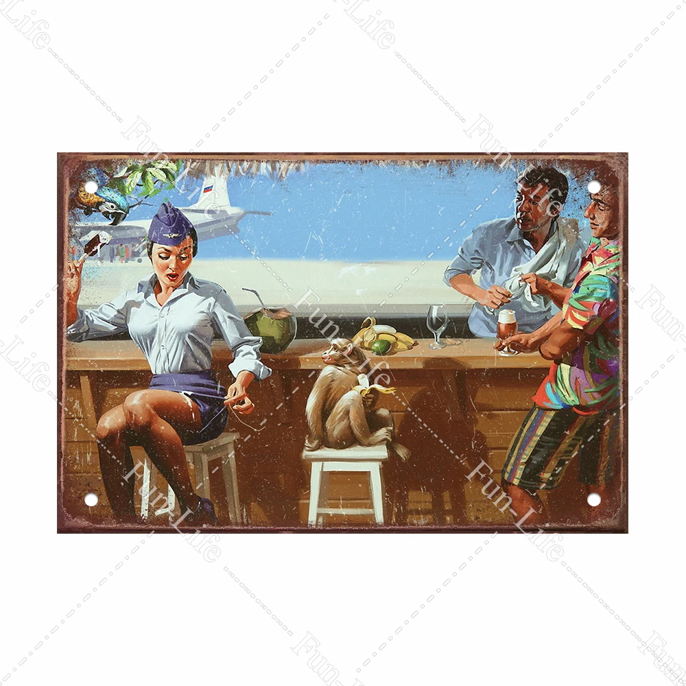 

Металлический плакат "Красота Девушка" 20x30 см