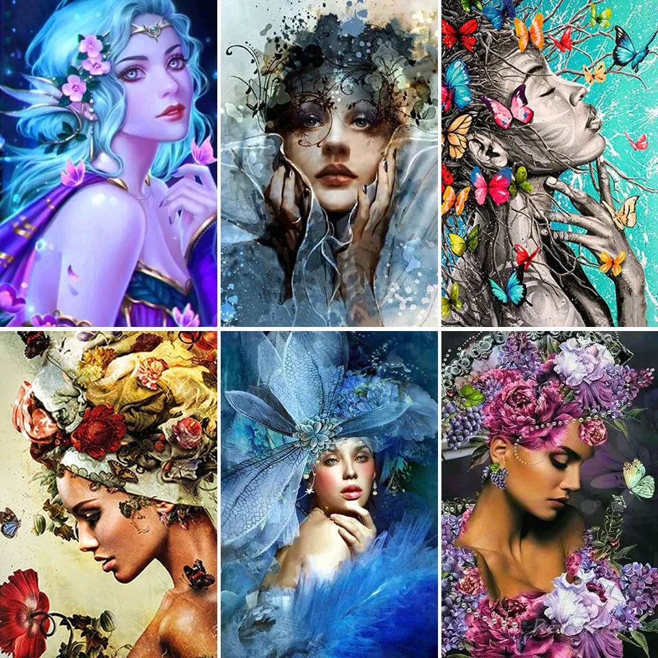 

Набор для алмазной вышивки 5D «сделай сам» с изображением эльфов