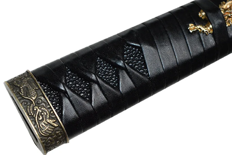 Изысканный набор меча/сплав Tsuka для японского меча Katana Rayskin и высококачественный