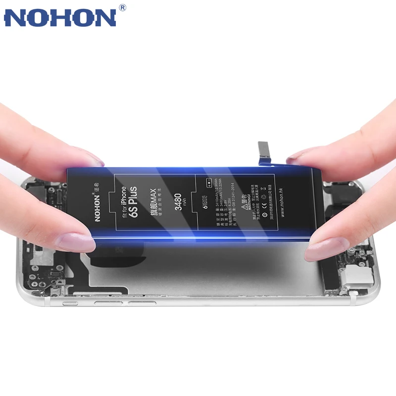 NOHON для Apple iPhone 6 6S 7 8 плюс 6Plus Plus 7Plus батарея высокой емкости Замена Bateria Мобильный