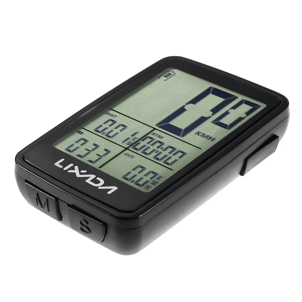 Беспроводной Велосипедный компьютер Lixada зарядка через USB спидометр одометр