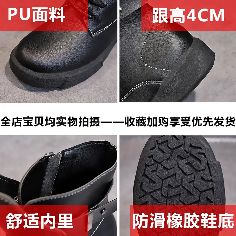 С плоской подошвой на шнуровке для повседневной носки Женские осенние ботильоны