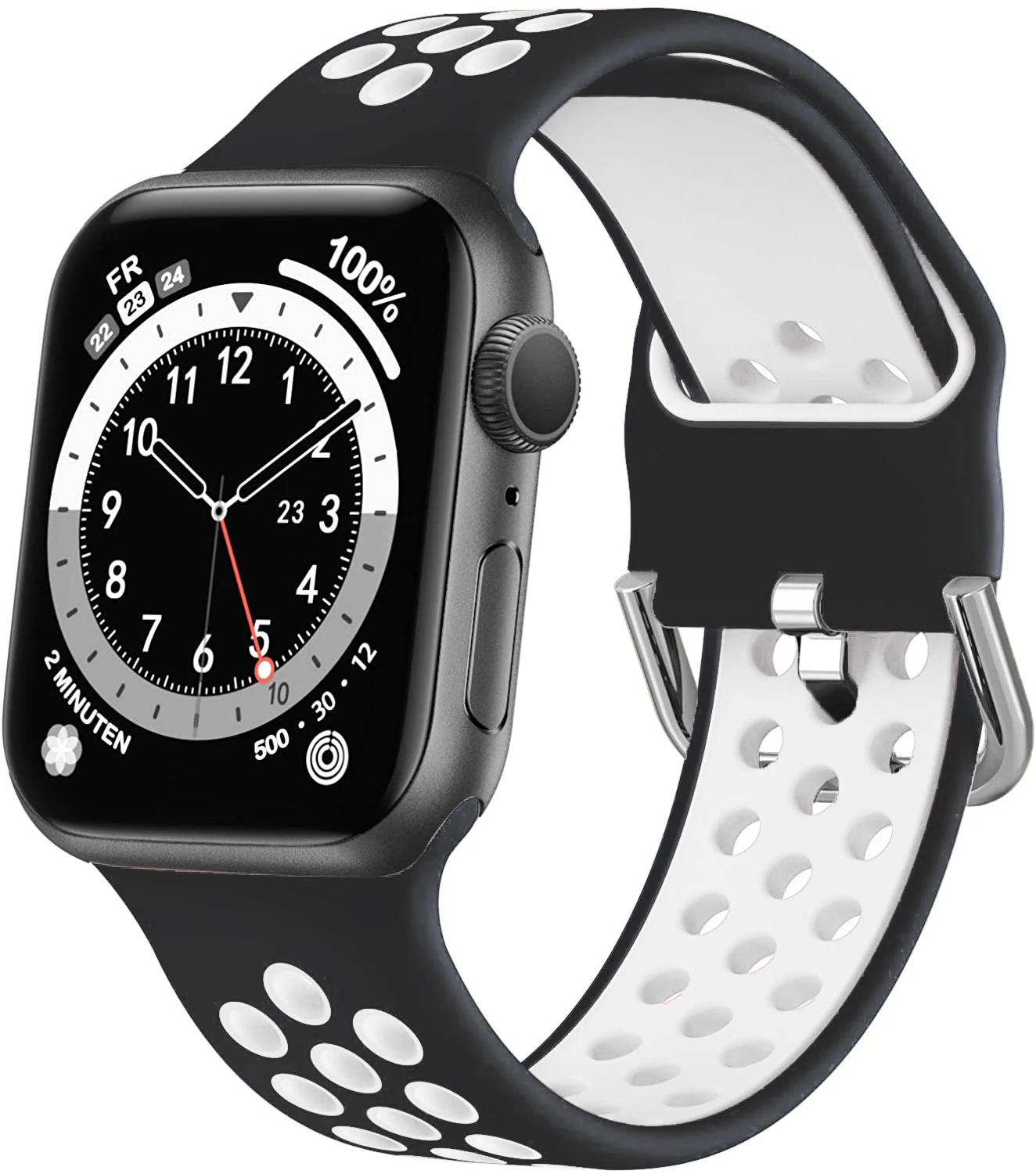 

Силиконовый ремешок для Apple Watch 44 мм, 40 мм, 38 мм, 42 мм, мягкий дышащий ремешок для часов, браслет correa iWatch series 2, 3, 4, 5, 6, se