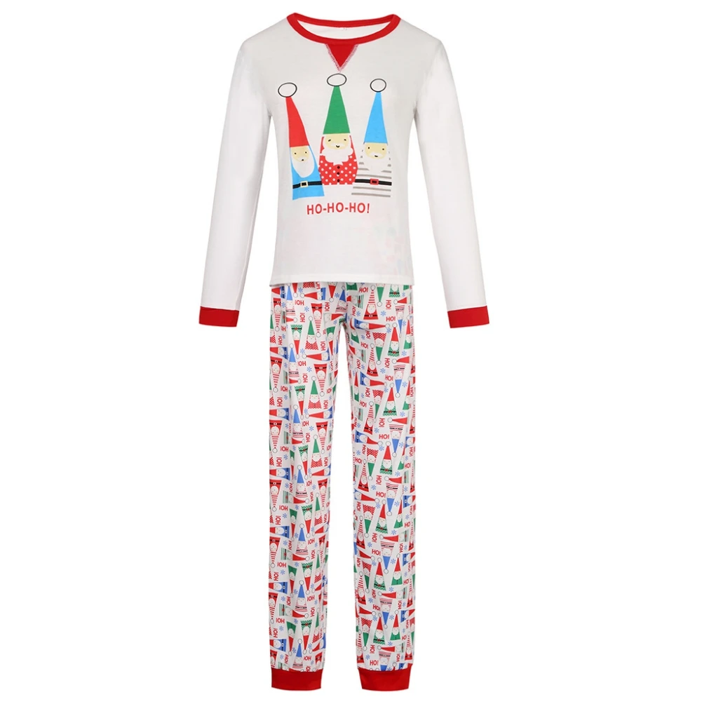 Autumn Santa Printed Pajamas Instagramable Family Matching Set Parent-child Set Home Service Holiday Clothing images - 6
