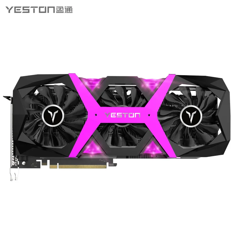 Yeston Radeon RX580 8G GDDR5 256bit PCI Express x16 3 0 ВИДЕО игровая видеокарта DVI + HDMI * DP для настольного