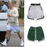 men shorts high street hip hop tide brand embroidered streetwear loose five point basketball pants casual fashion trend pants