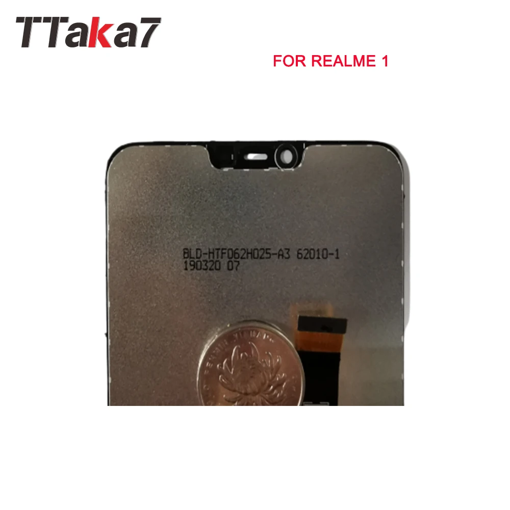 Для Realme 1 полный ЖК-дисплей кодирующий преобразователь сенсорного экрана в сборе