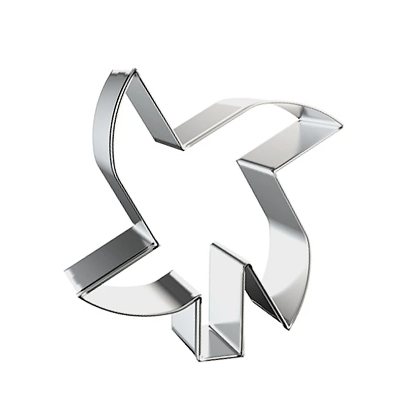 

1pc Children Pinwheel Shape Cookie Cutter Stainless Steel Biscuit Mold DIY Baking Tools