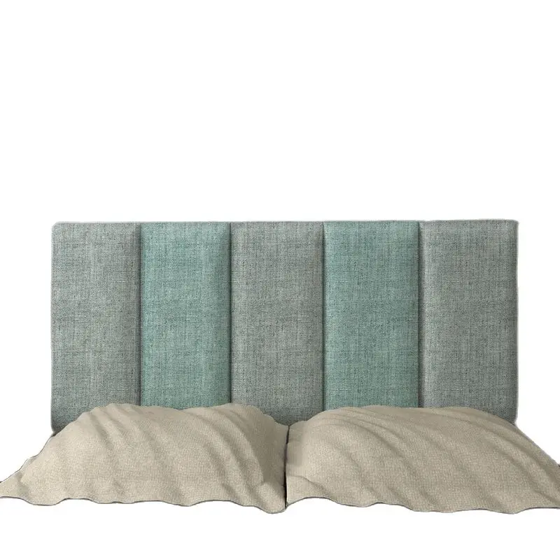 

Мягкая упаковка для изголовья кровати спальни сама по себе наклеивается, толщина 3,5 см, а хлопковая Наклейка на стену татами устойчива к сто...