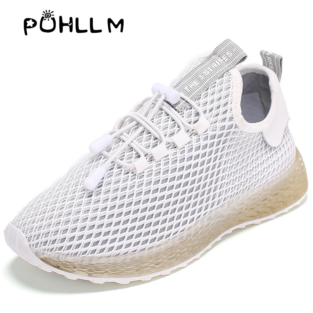PUHLLM новые женские кроссовки обувь для бега Черная Мужская Весенняя летняя