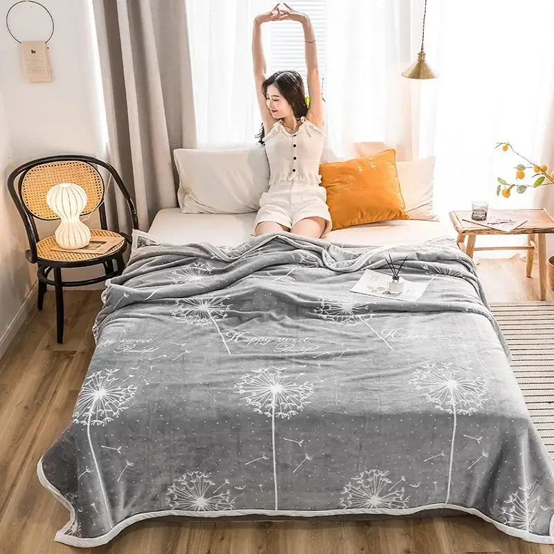 

50 покрывало-одеяло 200x230 см, очень плотное супермягкое фланелевое одеяло для использования на диване, кровати, в автомобиле, портативные плед...