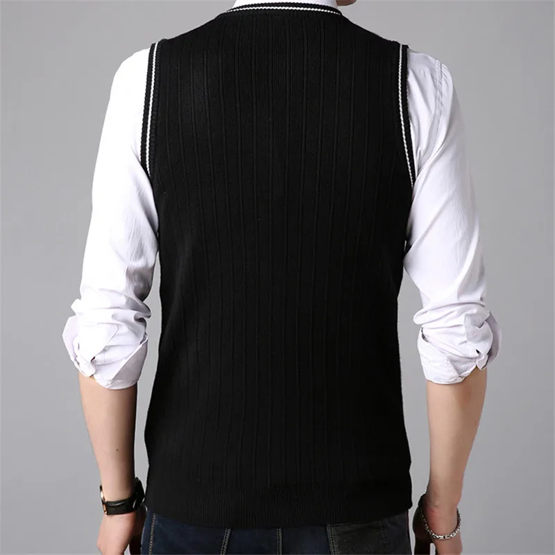 Мужская одежда TFETTERS Осень-зима 2021 свитер трикотажная осенняя модный с V-образным