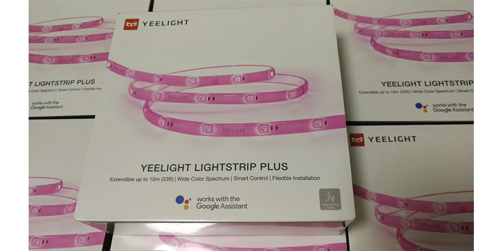 Умный светильник Xiaomi Yeelight Aurora, полоса плюс 2 м, светодиодный RGB WiFi, приложение Xiaomi, Домашний Светильник s, работает с Alexa Google Assistant Homekit