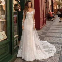 macdugal wedding dress 2021 tulle backless full sleeves appliques beading lace beach party bride gown sexy %d1%81%d0%b2%d0%b0%d0%b4%d0%b5%d0%b1%d0%bd%d0%be%d0%b5 %d0%bf%d0%bb%d0%b0%d1%82%d1%8c%d0%b5