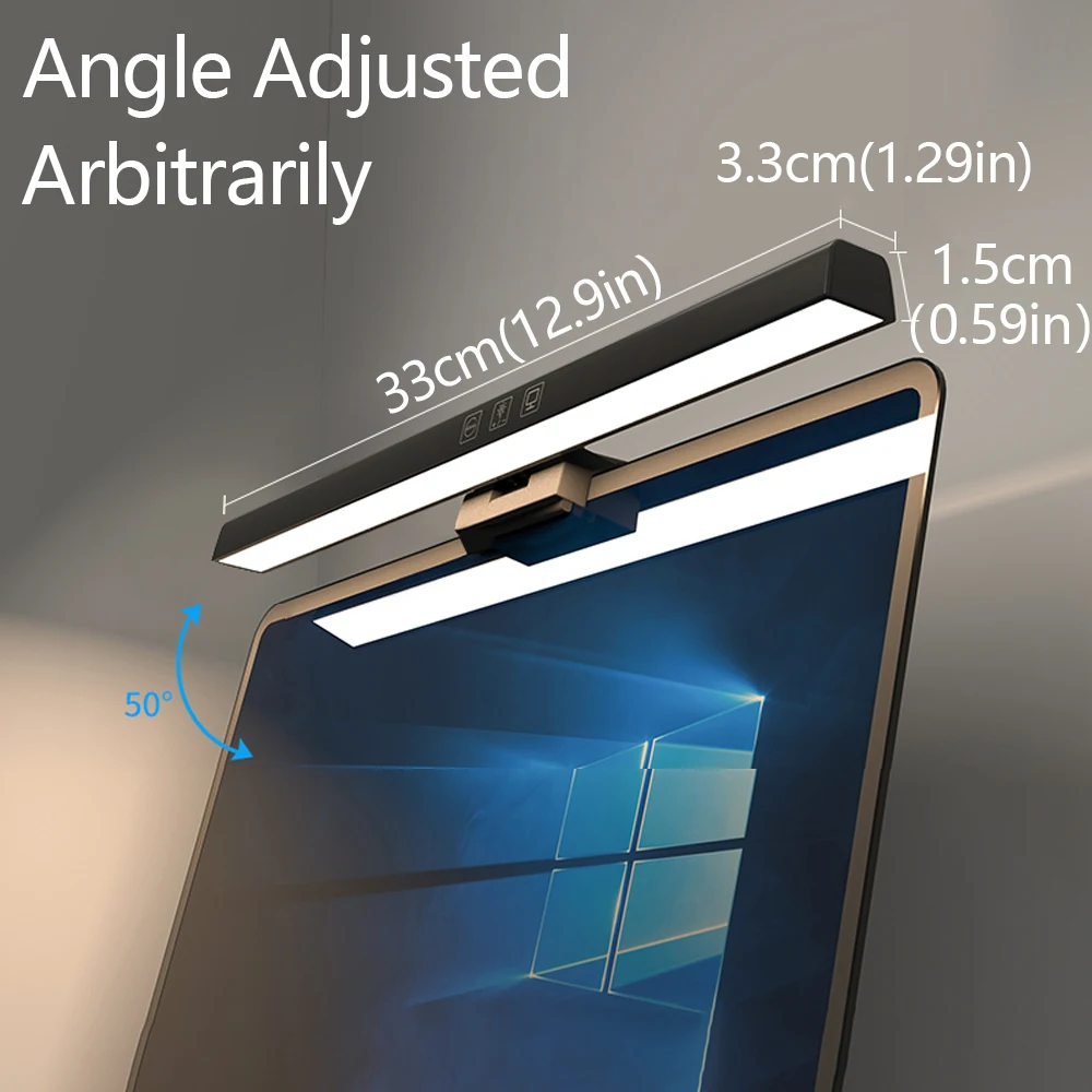 Настольная лампа монитора с плавным затемнением USB монитор для наблюдения за