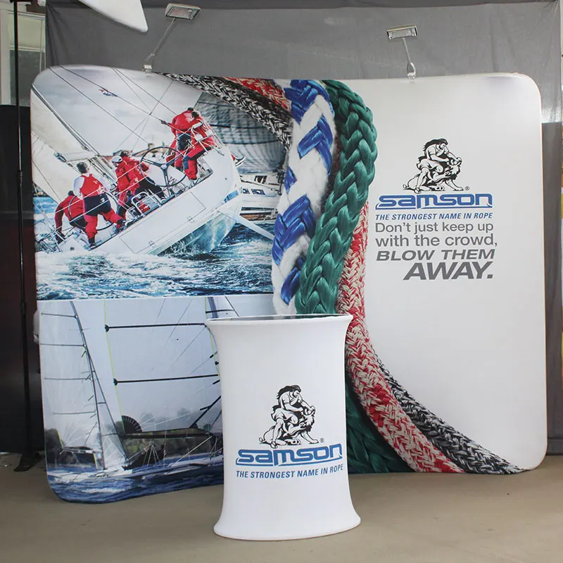 10 футов на заказ фотобудка выставочный стенд система Комплект 260gsm ткань печатная