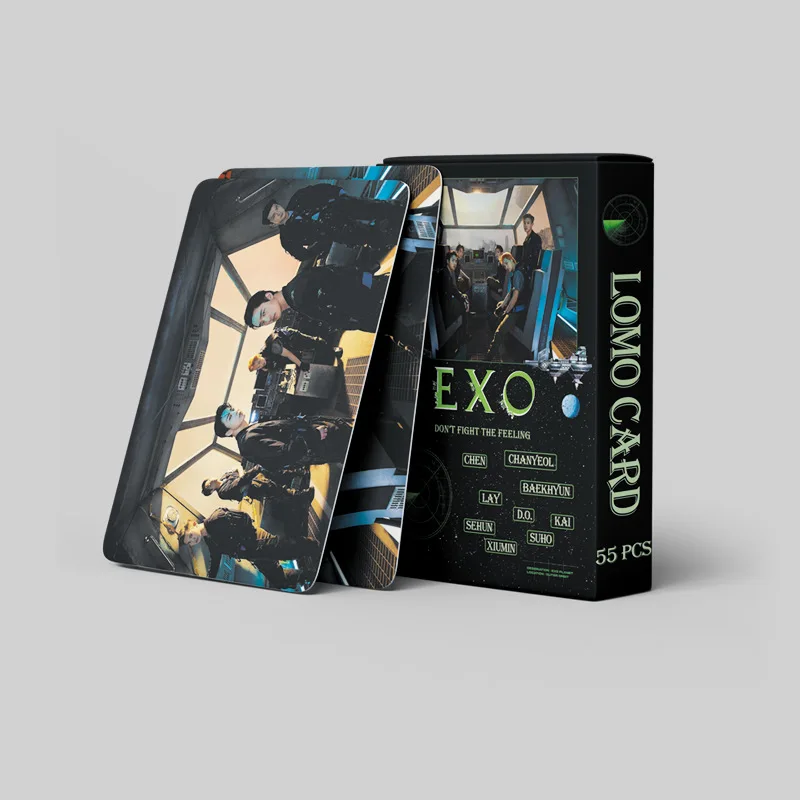 Kpop 55 шт./компл. EXO новые открытки в альбом не Создайте ощущения Bian Baek HyunOh Se-hoon Park