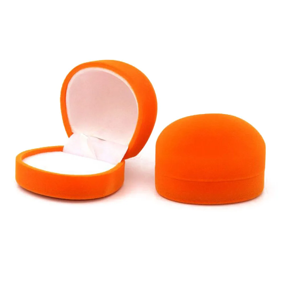 Бархатное кольцо серьги ожерелье подарочные коробки для ювелирных изделий