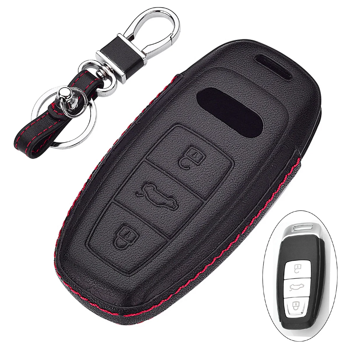 

Подлинная кожа для Audi Q3 Q4 Q5 Q7 Q8 RS A3 A4 A5 A6 A7 A8 TT SQ5 S3 S5 S6 S7 S8 R8 E-Tron