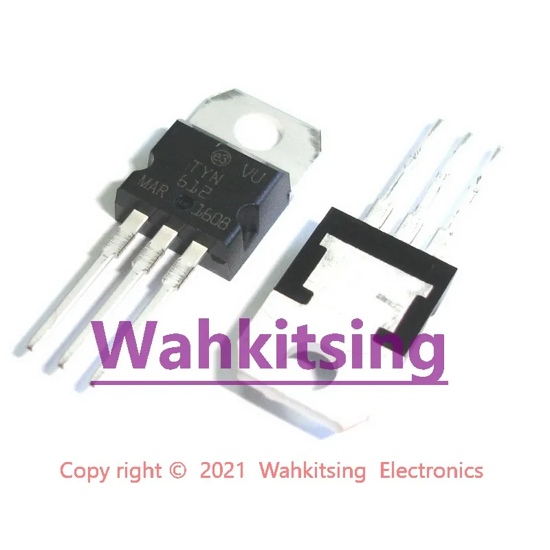 10 шт. TYN612 TO-220 TYN612RG TYN612M чувствительный и стандартный 12 A SCR тиристорный транзистор |
