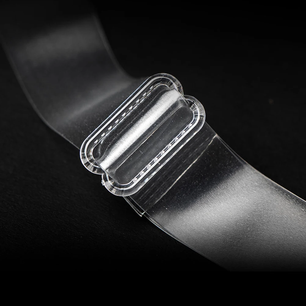 

10 Pairs Invisible Bra Strap Soft Clear Non-Slip Adjustable Elastic Transparent Replacement Shoulder Bra Strap Women Accessories