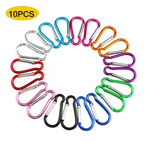 10 шт.5 шт., алюминиевые карабины
