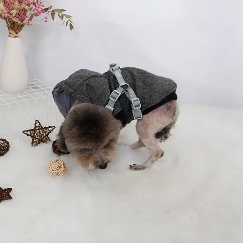 Женская одежда для собак куртка с ремнями маленьких и средних кошек жилет пальто