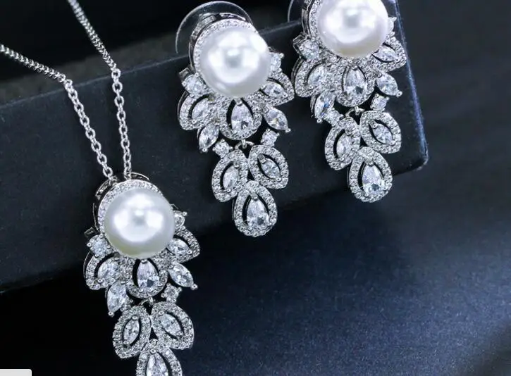 

YTF305 Zircon Necklace S925 Silver Necklace Wedding Birthday Party Gift