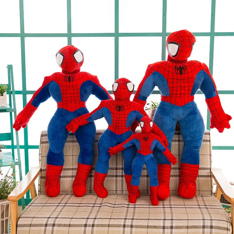 

Marvel Legends Avengers Superhero Spider Man Cartoon Anime Plush Stuffed Anime Doll Birthday Gifts Toys