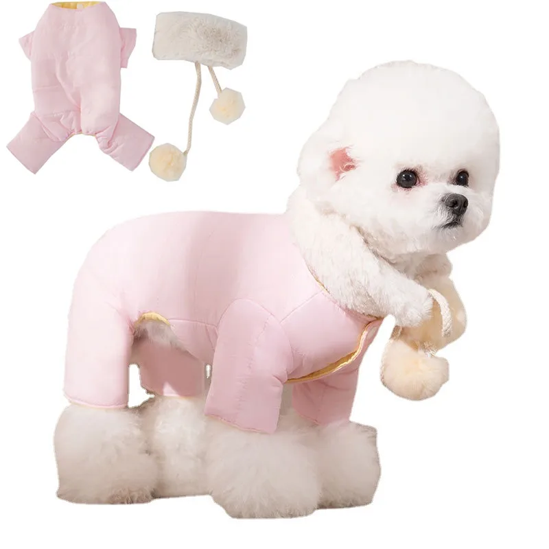 

Толстый пуховик для сохранения тепла Двусторонняя Одежда непромокаемая одежда для кошек и собак искусственная одежда для домашних животны...