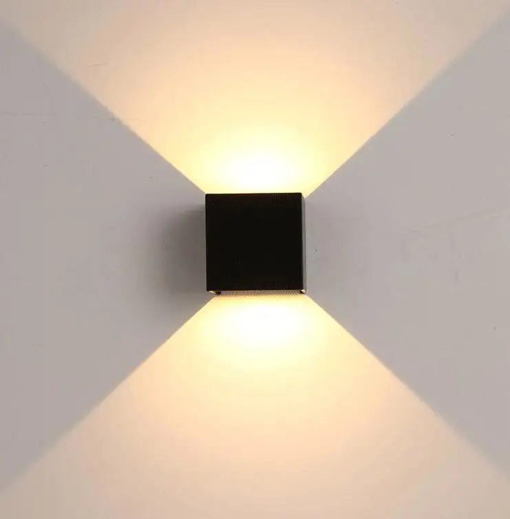 Настенная Светодиодная лампа с регулируемой яркостью уличный садовый