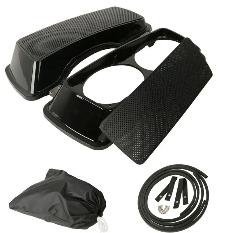 Motorcycle Dual 6x9'' OR 5x7'' Saddlebags Speaker Lids Fit For Harley Davidson Touring 1993-2013