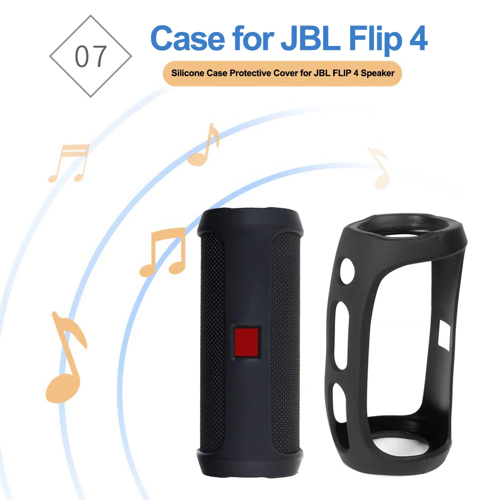 Силиконовый чехол Защитный для JBL FLIP 4 совместимый с динамиком | Электроника