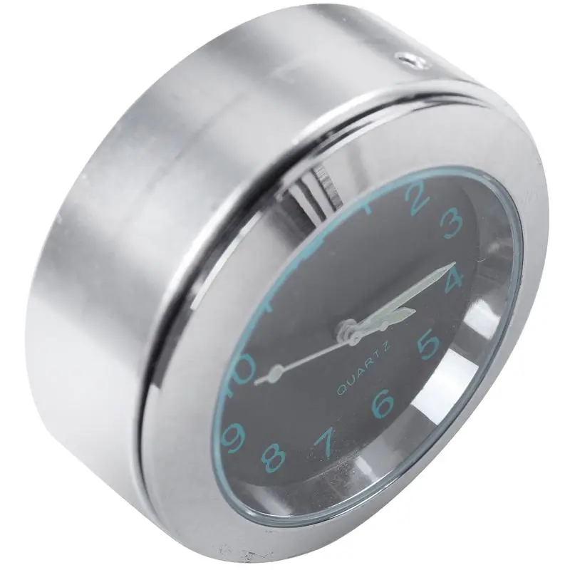 Универсальные водонепроницаемые черные часы на руль мотоцикла 7/8 дюйма 1