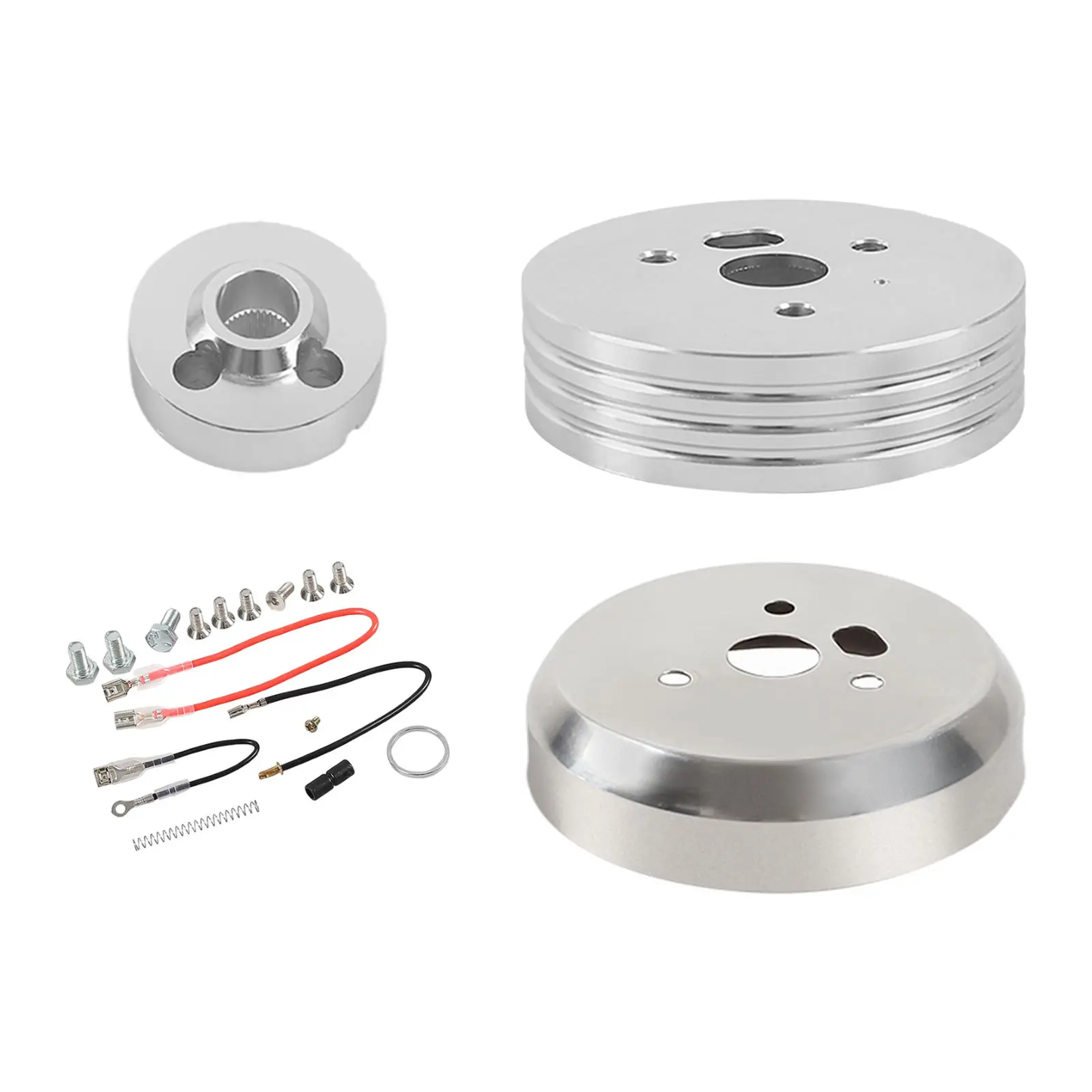 

5 6 Hole Billet Aluminum Alloy Steering Wheel Adapters Kit Designed for Chevy for GMC Racing Models