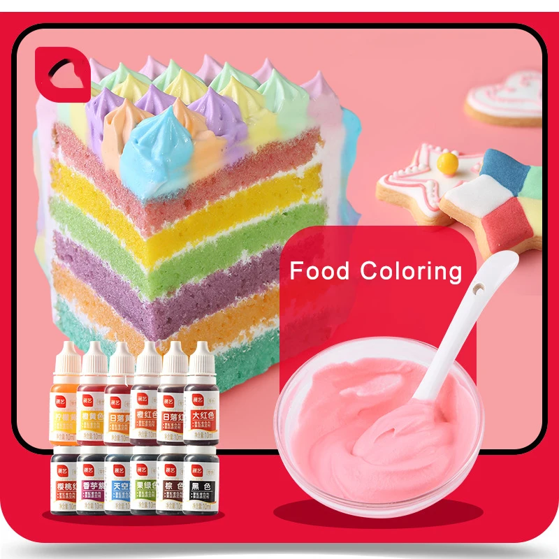 Пищевой десертный краситель съедобный пигмент для макарон мороженого торта