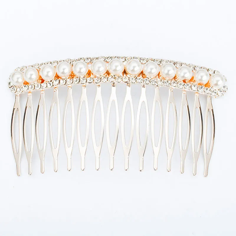 

New Hot Sale Ladies Simple Fashion Small Fresh Korean Style Simple Insert Comb Hair Comb Bangs Hair Accessories Jewelry