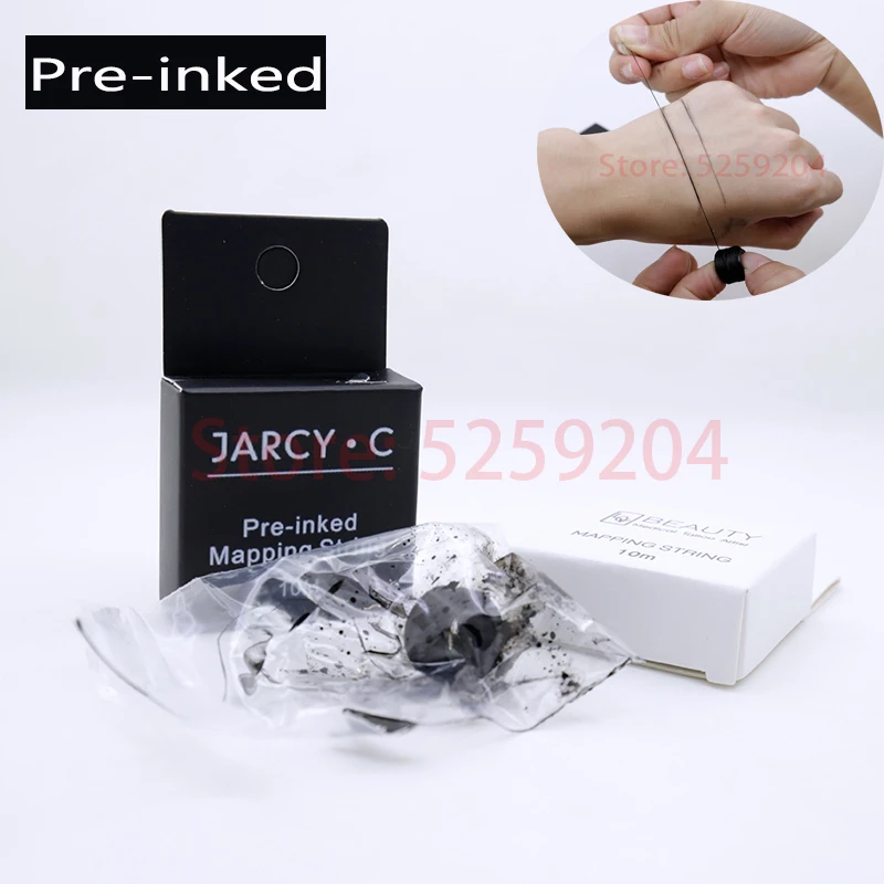 

Пре-инкед брови картографирование струны пигмент струны микроблейдинг поставки брови картографирование нить для бровей Перманентный макияж позиционирование