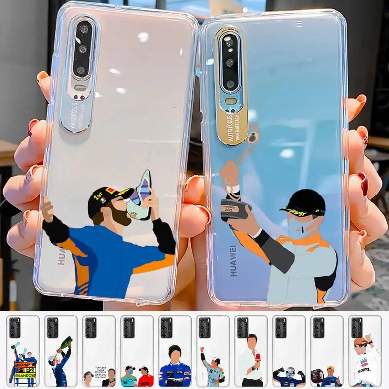 

Lando Norris 2021 Phone Case For Huawei P 20 30 40 pro lite Psmart2019 Honor 8 10 20 Y5 6 2019 Nova3E