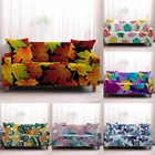 Тропические листья напечатаны диван крышка M L XL XXL XXXL XXXXL-образный диван Чехол плотно все Обёрточная бумага скольжению 1234 местный чехол для Гостиная