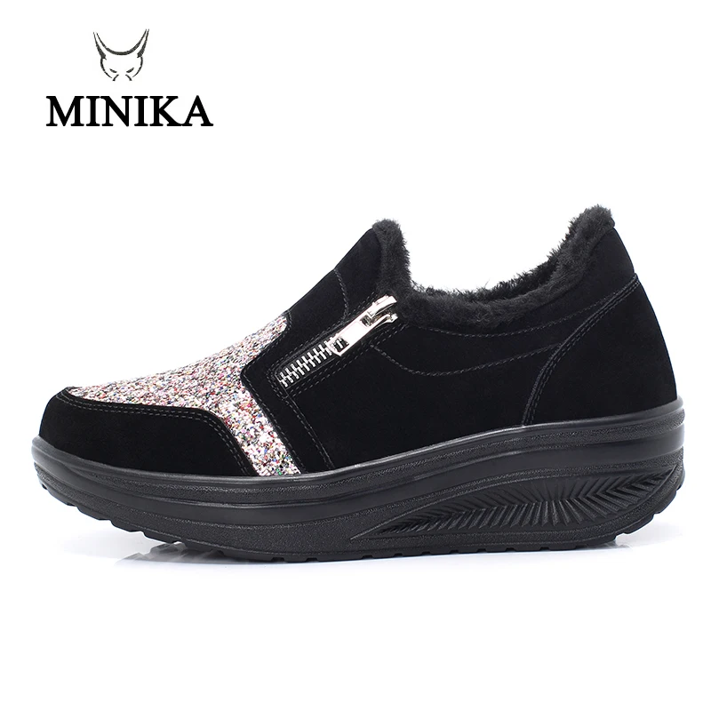 MINIKA/Женская Тонизирующая обувь сезон зима-весна для похудения Прогулочные