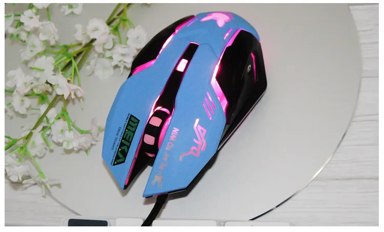Проводная мышь OVERWATCH D.VA Reaper с 6 кнопками светодиодный подсветкой|Мыши| |