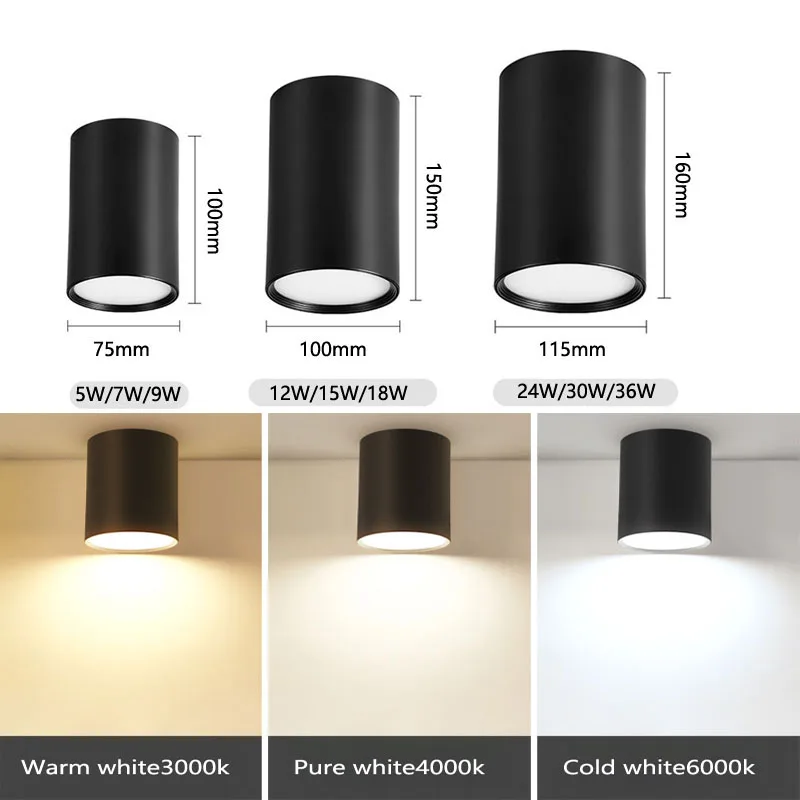 

5W/7W/9W/12W/15W/18W AC85-265V 230V 240V